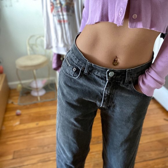 Vintage CK Grey Denim with Raw Hem - Picture 3 of 9